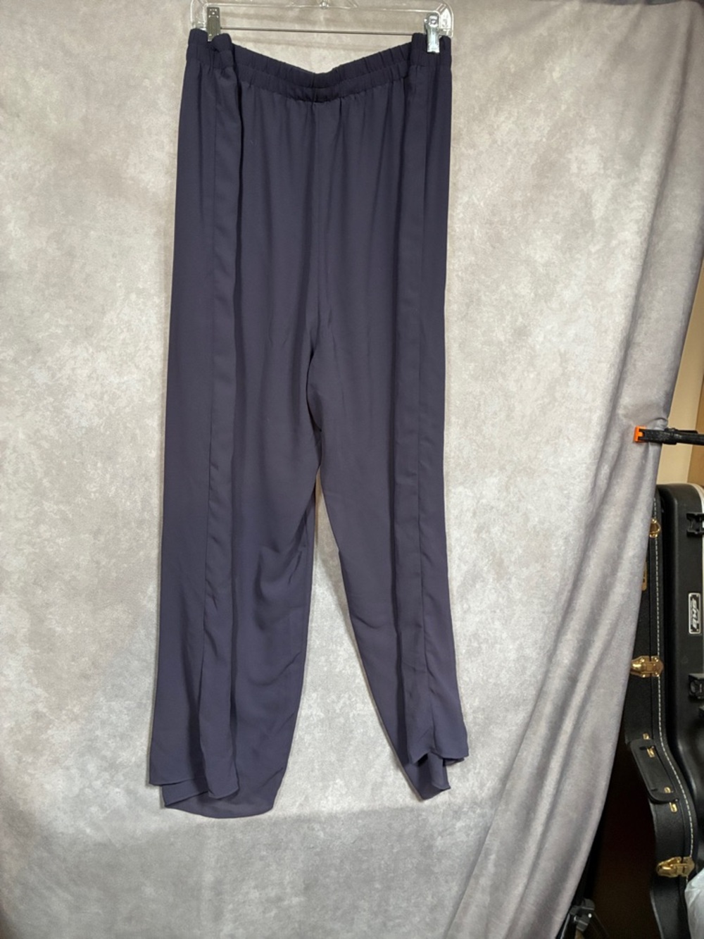 Hanna Nikole Charcoal Layered Wide-Leg Pantsuit for Mother of the Bride - Picture 11 of 11